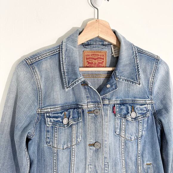 Levi's Original Denim Trucker Jacket | Light Blue | SZ S - Picture 5 of 12